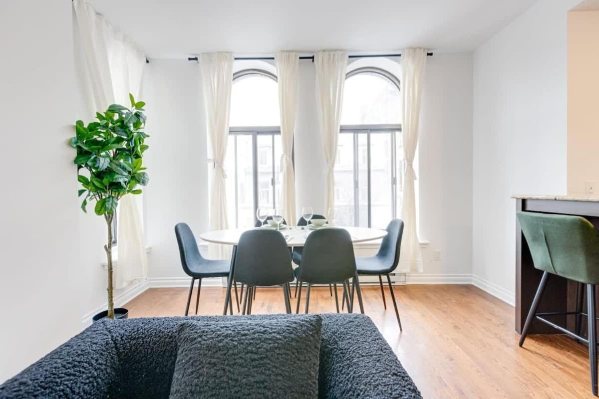 Апартаменты M11 Gorgeous Bright Corner 2Br In Heart Of Mtl Монреаль Экстерьер фото